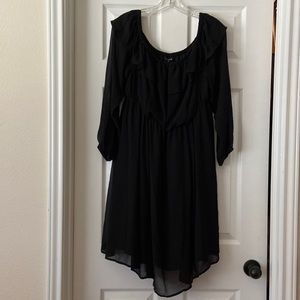 Black Chiffon Dress